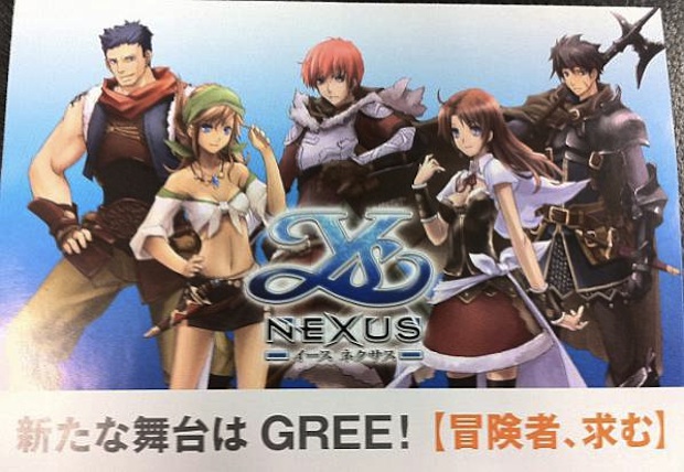 Falcom announces Ys mobile social game for Japan