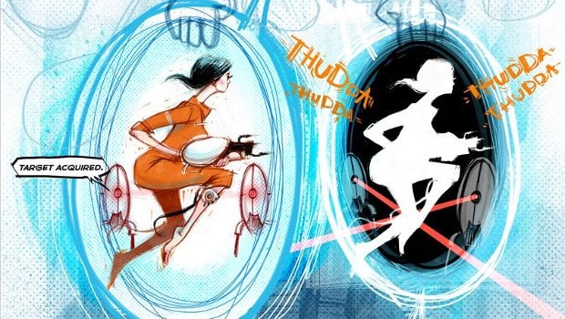 Portal 2: Lab Rat comic to fill in gaps