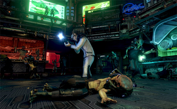 Look at this Prey 2 screenshot, because it's the only one