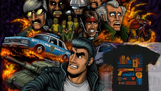 Retro City Rampage merch galore, free and otherwise