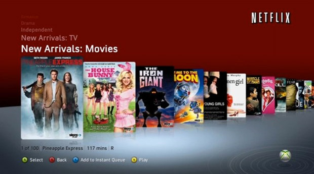 Netflix on Xbox 360 now has Kinect support