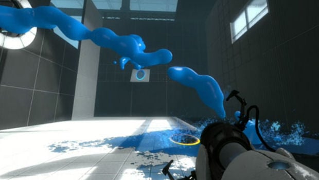 Portal 2 had a wall-walking gel that made players sick