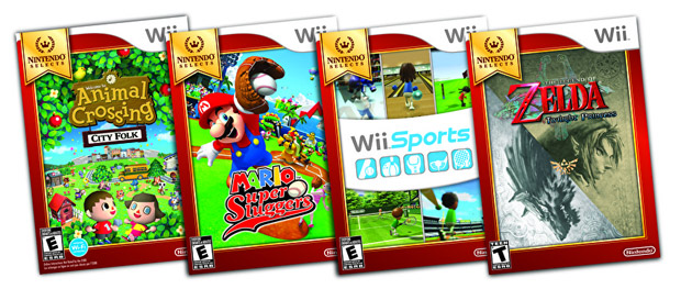 Image of 'Nintendo Selects' Wii budget titles surfaces