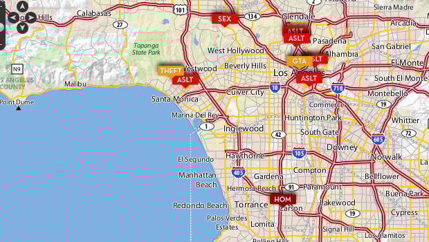 Rockstar launches L.A. Noire Crime Map