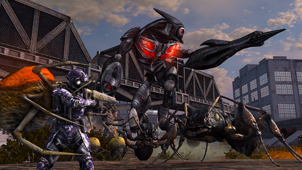 Dramatic Earth Defense Force: Insect Armageddon screens
