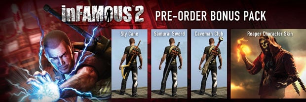 New inFamous 2 pre-order DLC announced