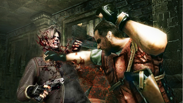 How Barry beat Leon to Resident Evil: Mercenaries 3D