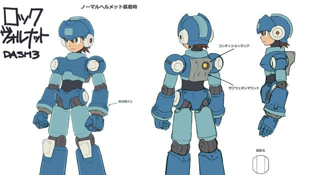 This is Mega's final design for Mega Man Legends 3