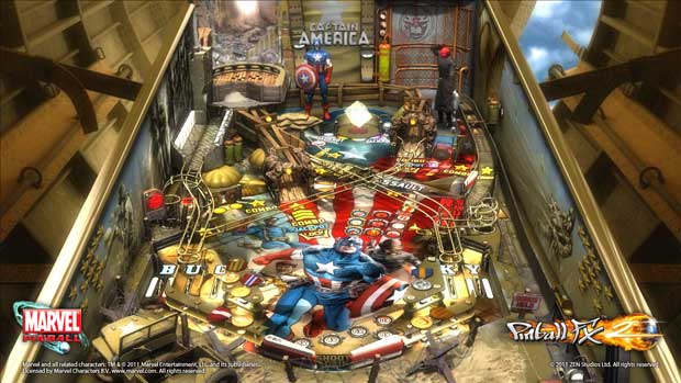 Captain America table being added to Marvel Pinball