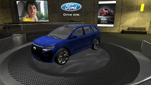 PlayStation Home gets a virtual Ford showroom