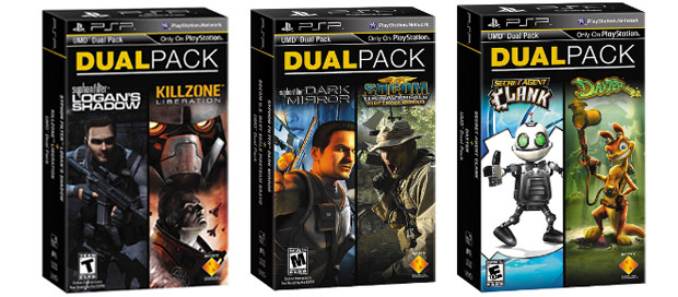 Budget-priced dual game packs announced for PSP