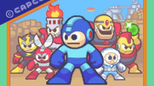Japanese get pretty Mega Man puzzle game for cell phones