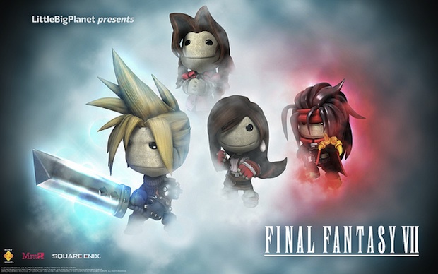 Final Fantasy VII sackboys in LittleBigPlanet 2 are ugly!