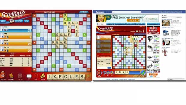 Cross-platform Scrabble for iOS, Facebook, and Android