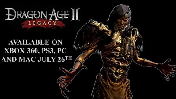 Dragon Age II add-on 'Legacy' coming July 26