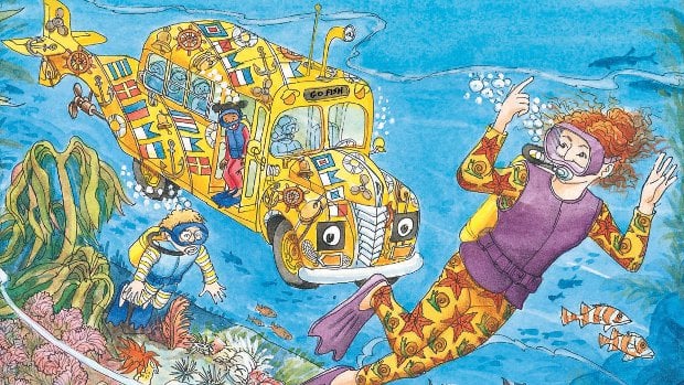 Explore the ocean with The Magic School Bus game