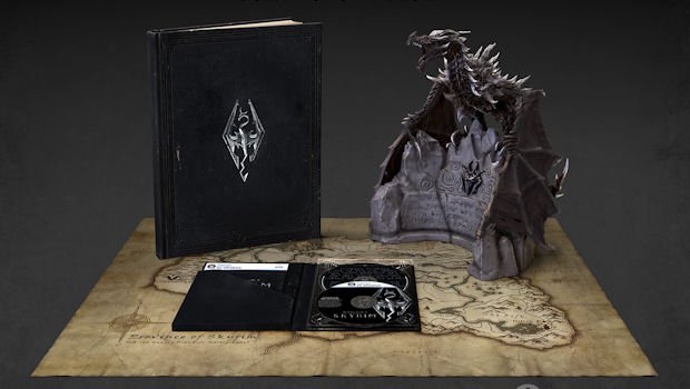 Skyrim collector's edition features F*CKING DRAGON