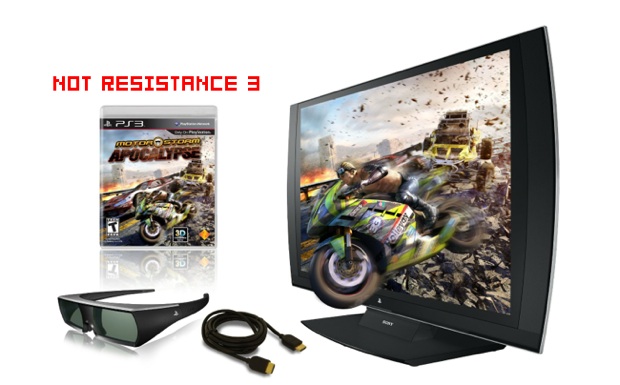 MotorStorm game replaces Resistance 3 in PS 3D TV bundle