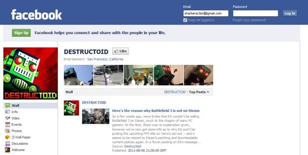 Win Battlefield 3 over on the Dtoid Facebook
