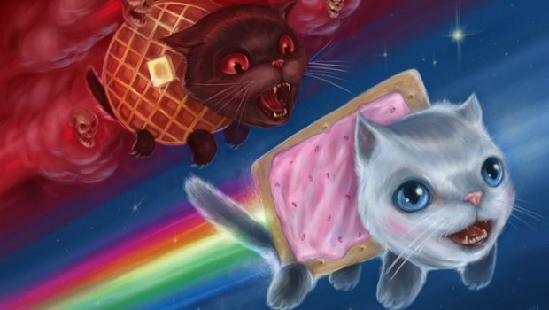 If only there were an 8-bit Nyan Cat game by Konami