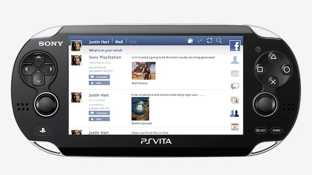 Here's what Facebook and foursquare look like on Vita