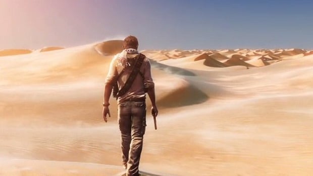 Nolan North does an unboxing of Uncharted 3's CE