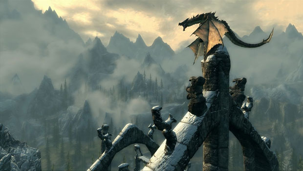 Skyrim will fit on one Xbox 360 disc so you can relax now