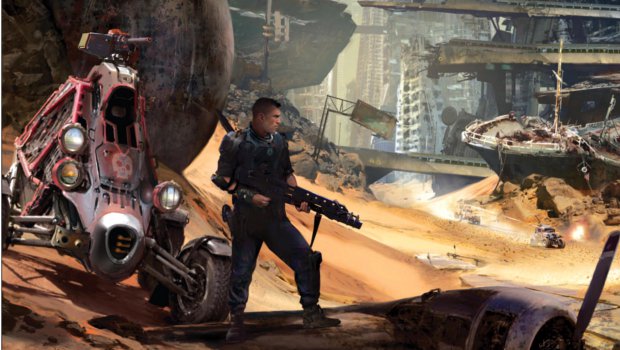 Rage's novel tie-in emerges from the Ark today