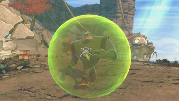 Ratchet & Clank All 4 One has giant balls of power