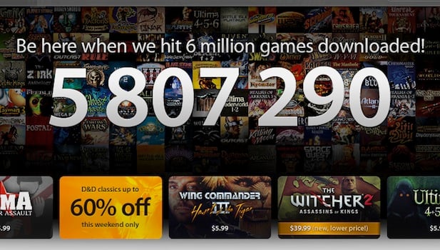 Good Old Games offer Broken Sword for 6 million downloads