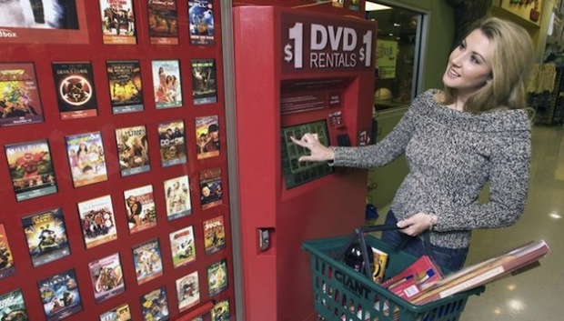 Wii games rented most at Redbox kiosks