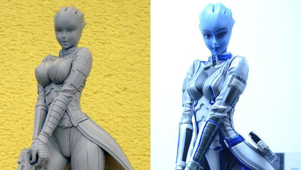 This Liara T'Soni figurine remodel looks better, right?