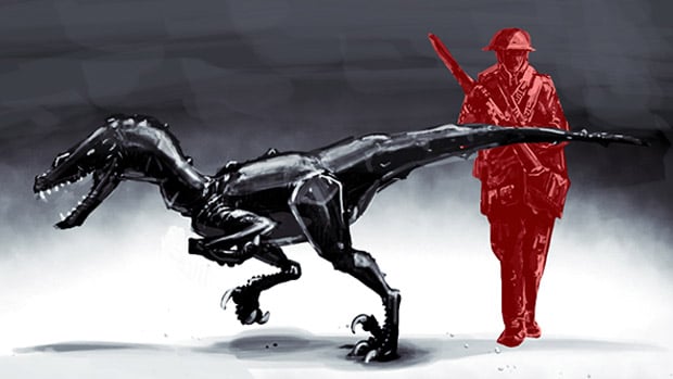 Dinosaurs meet World War I in 1916 - Der Unbekannte Krieg