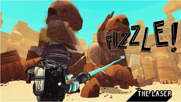 Tiny and Big is a game where you slice rocks like butter