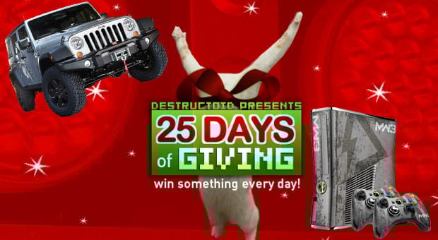 25 Days: Win an Xbox 360, Modern Warfare 3 & Jeep gear!