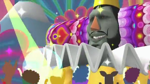 King of all Cosmos struts his stuff for Touch My Katamari