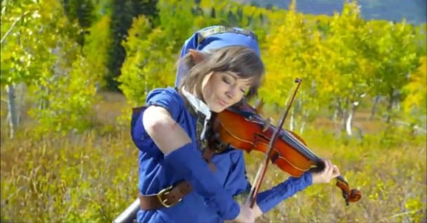 Female Link + violin virtuosity = DAMN!
