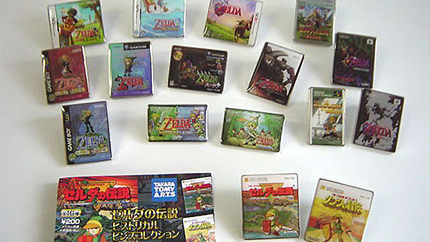 The Zelda Historical Pin Collection is a thing I want