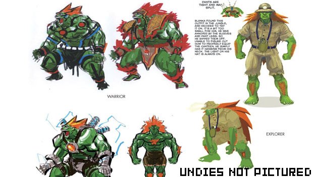 Super Street Fighter 4 art book reveals awesome rejects