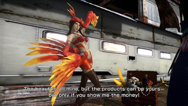 Chocolina, Final Fantasy XIII-2's hot cosplay shop owner