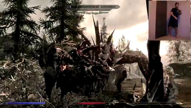 New mod makes it possible to play Skyrim with Kinect