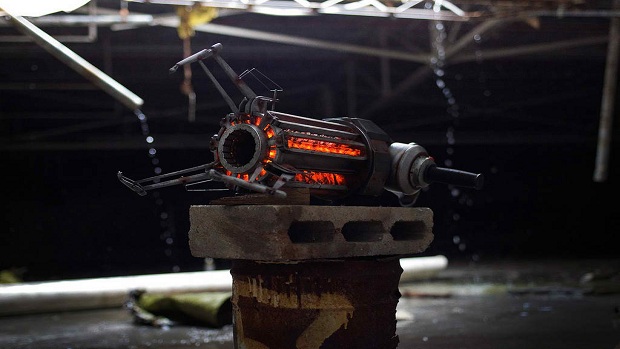 That's a real life Gravity Gun you're looking at