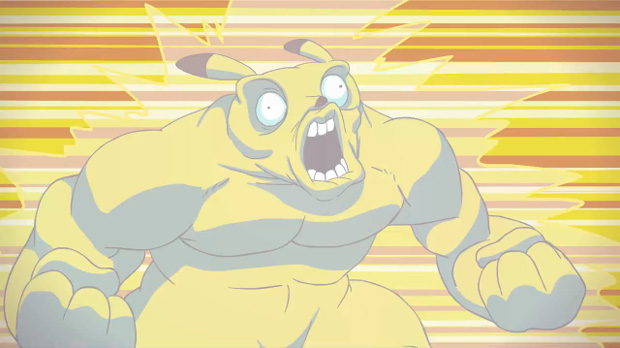 Egoraptor turns Pikachu into a foul-mouthed crybaby