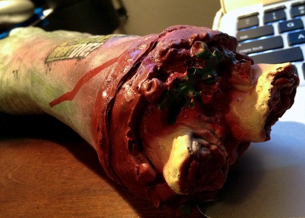 This All Zombies Must Die! promo arm freaked me out