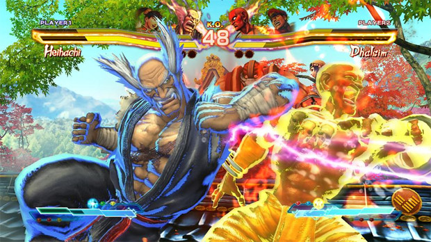 Screenshot confirms M. Bison and Xiaoyu for SF X Tekken