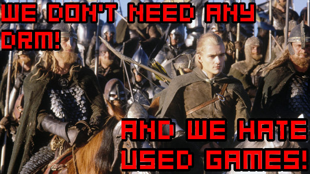The Daily Hotness: DRM free Rohan riders hate used games