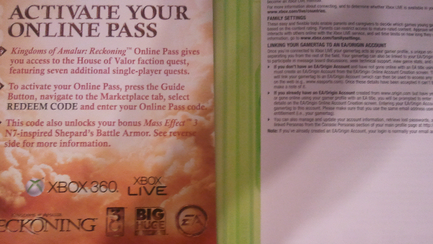 Kingdoms of Amalur hides seven quests behind online pass