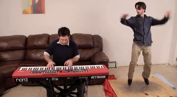 Super Mario World theme for piano and tap dance