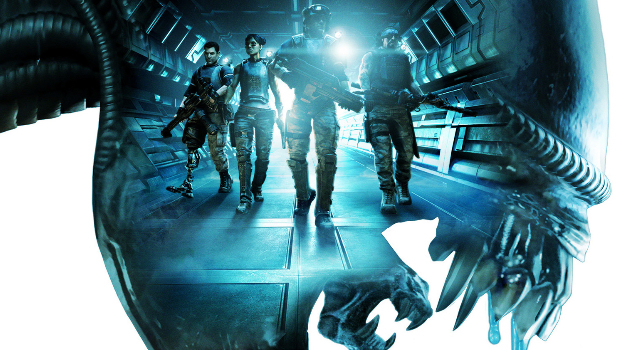 Aliens: Colonial Marines box art has an alien on it!