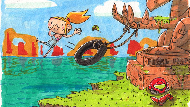 Zero Suit Samus enjoys her downtime in upcoming art book